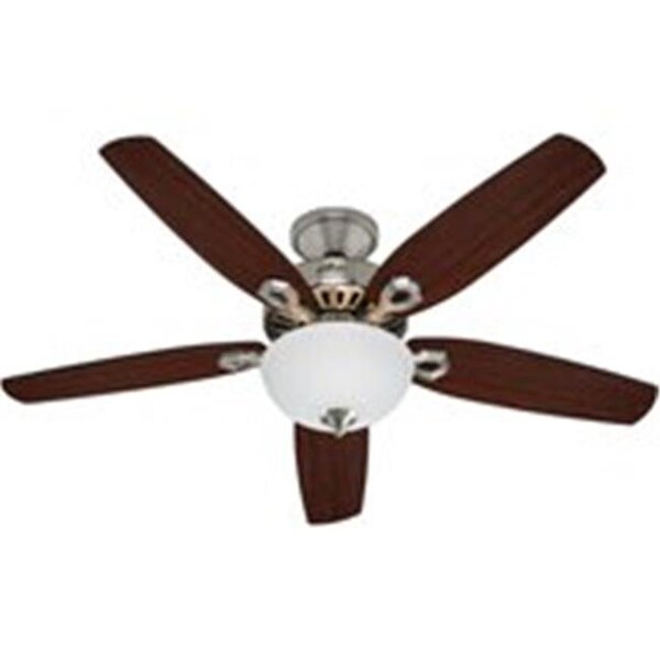 Hunter Hunter Fan 53090 Builder Deluxe Fan Nickel 52 In. 2887131 - main